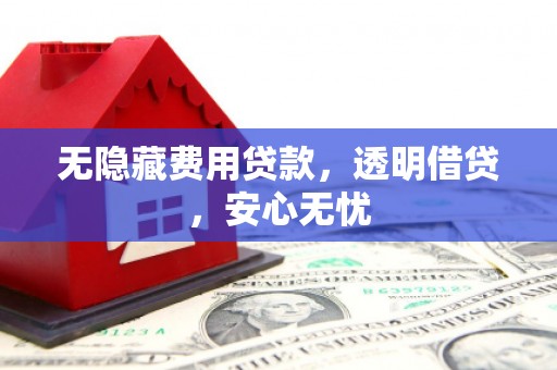 成功无隐藏费用贷款，透明借贷，安心无忧