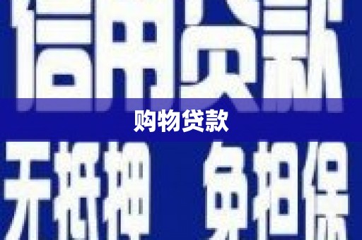 成功购物贷款