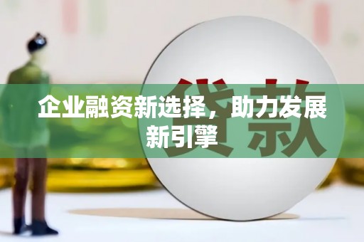 成功企业融资新选择，助力发展新引擎