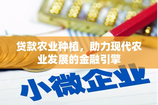 成功贷款农业种植，助力现代农业发展的金融引擎
