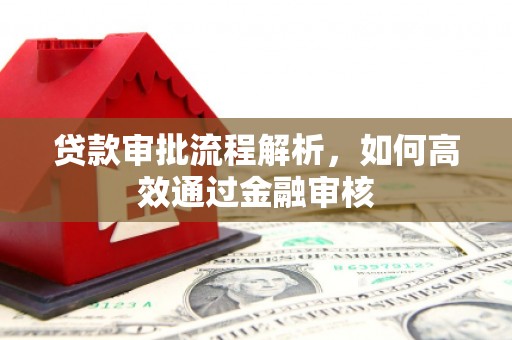 成功贷款审批流程解析，如何高效通过金融审核