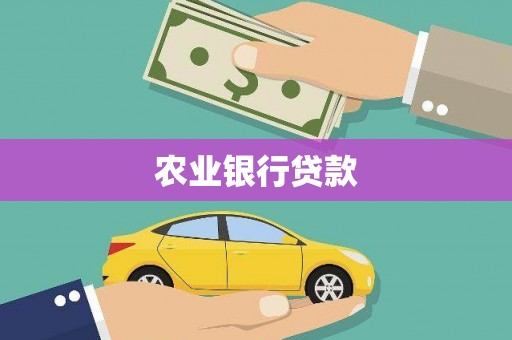 成功农业银行贷款