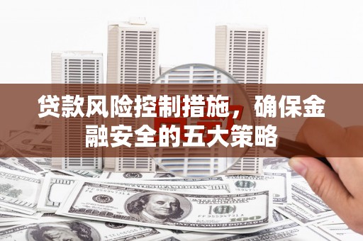 成功贷款风险控制措施，确保金融安全的五大策略