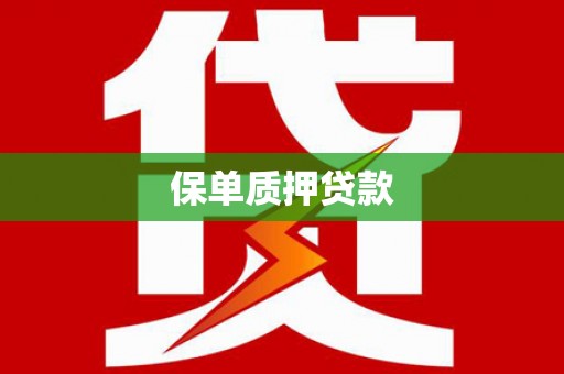 成功保单质押贷款