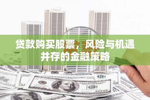 成功贷款购买股票，风险与机遇并存的金融策略
