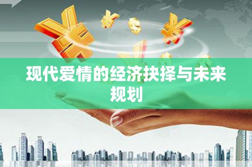 成功现代爱情的经济抉择与未来规划
