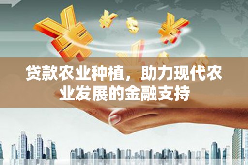 成功贷款农业种植，助力现代农业发展的金融支持